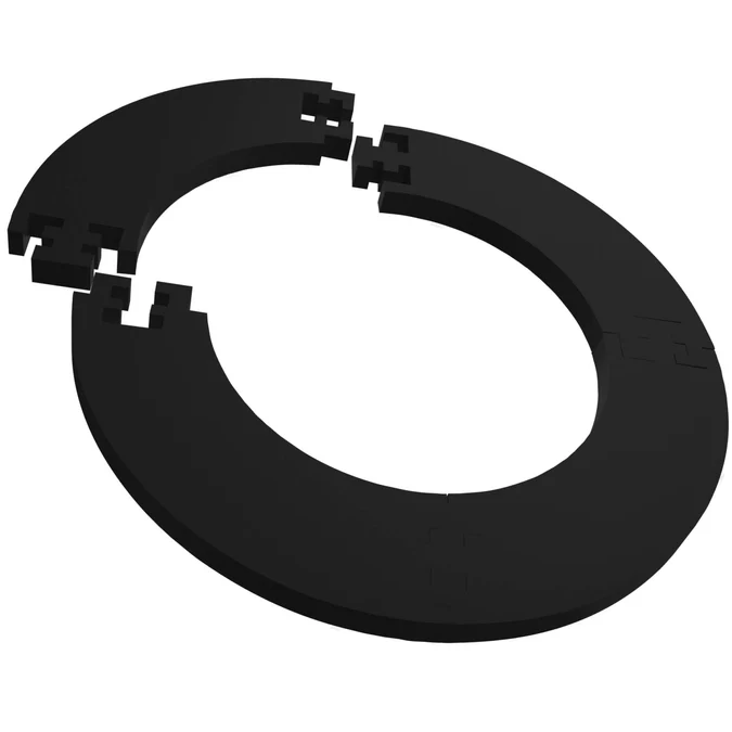 Designa Dartboard Surround - Jigsaw - Black - Image 5