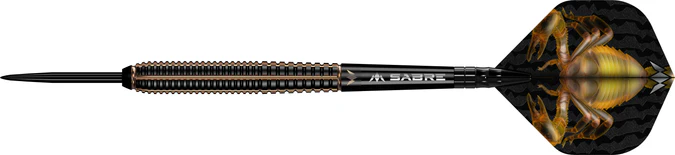 Mission Scorpion Darts - Steel Tip - Black & Gold Electro Plated - 24g - Image 4