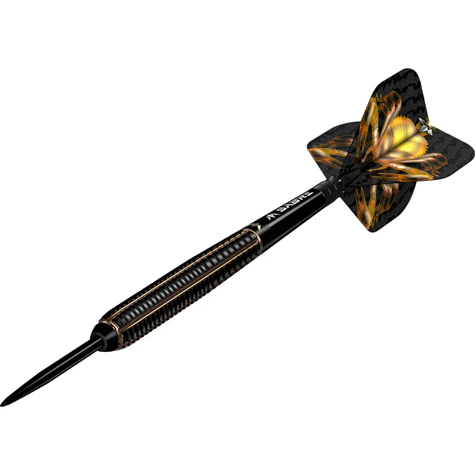 Mission Scorpion Darts - Steel Tip - Black & Gold Electro Plated - 24g - Image 5