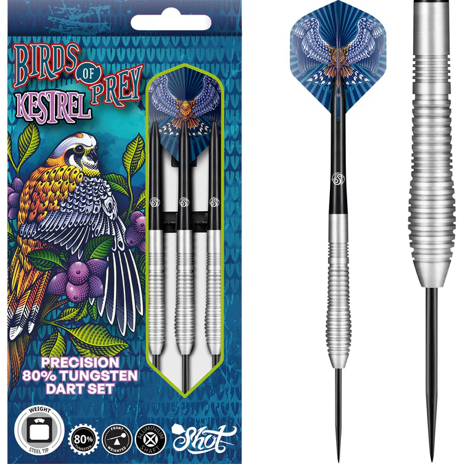 Shot Birds of Prey Darts - Steel Tip - Kestrel - 25g