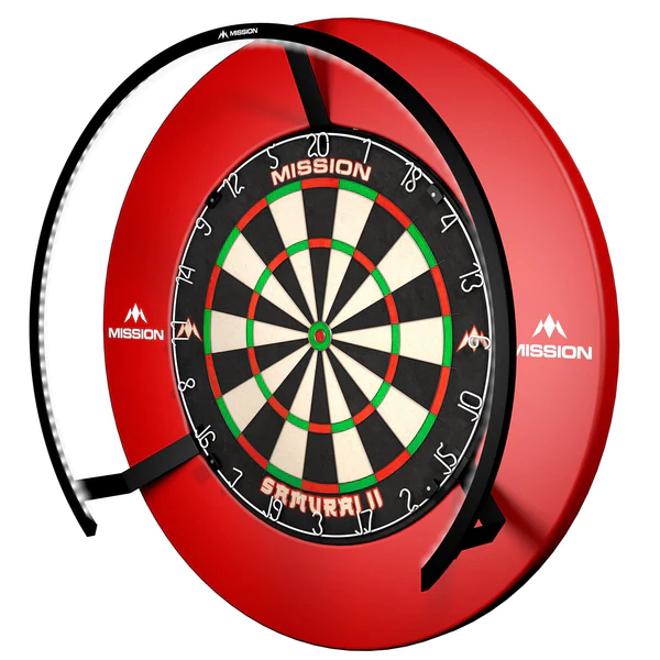 MISSION Torus 270 - Super Bright Dartboard Lighting - Black