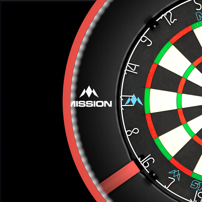 MISSION Torus 270 - Super Bright Dartboard Lighting - Red
