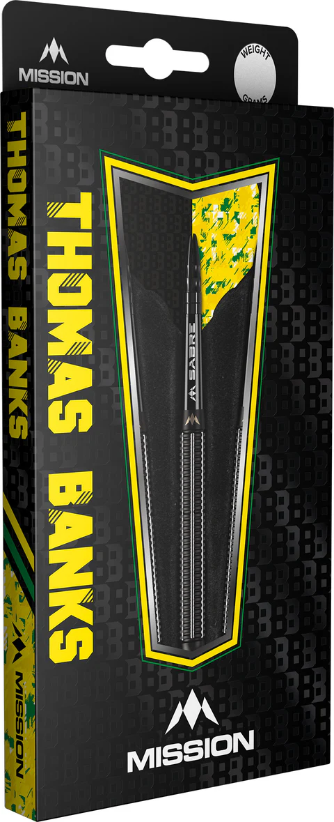 Mission Thomas Banks Darts - Steel Tip - Black PVD - 26g - Image 3