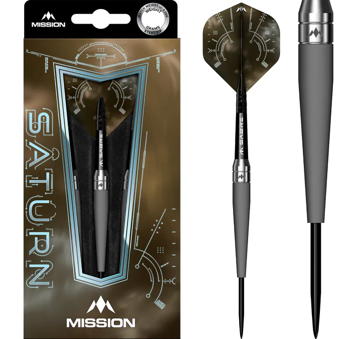 Mission Saturn Darts - Steel Tip - 90% Tungsten - Titan - 24g - Image 2