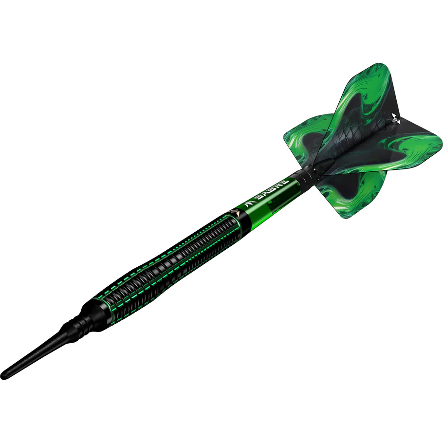 Mission Venom Darts - Soft Tip - Black & Green Electro Plated - 20g - Image 5