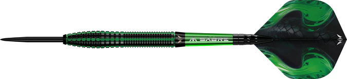 Mission Venom Darts - Steel Tip - Black & Green Electro Plated - 25g - Image 4