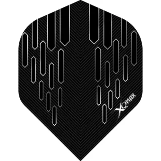 XQMax Dart Flights - Max Flight - No2 - Std - Contour - Black