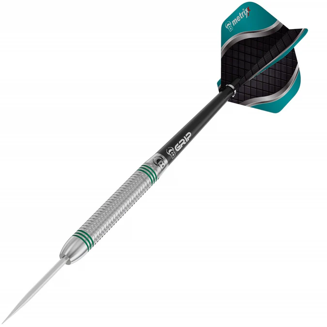 BULL'S Artos AR1 Darts - Steel Tip - 80% Tungsten - Mint Green - 22g - Image 2