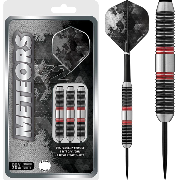 Designa Meteors 90 V2 Darts - Steel Tip - M3 - Ringed - 44g
