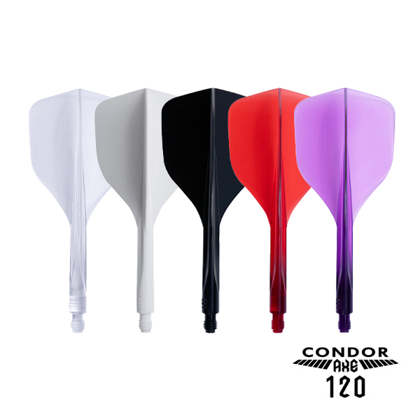 CONDOR AXE 120 Dart Flights - Small Shape - White - Image 7