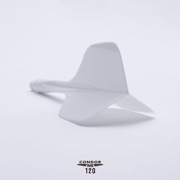 CONDOR AXE 120 Dart Flights - Small Shape - White - Image 2