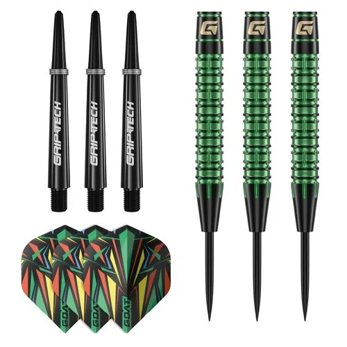 GOAT Athlete Darts - Steel Tip - Green Brass - 10g - Image 3