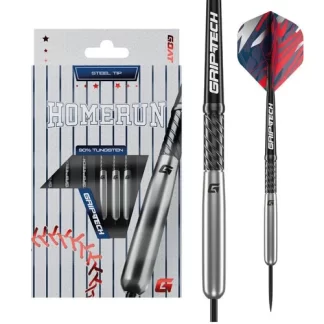 GOAT Homerun Silver Darts - Steel Tip - 90% Tungsten - 23g