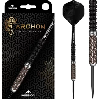 Mission Archon Darts - Steel Tip - 97.5% - Black & Bronze PVD - 24g