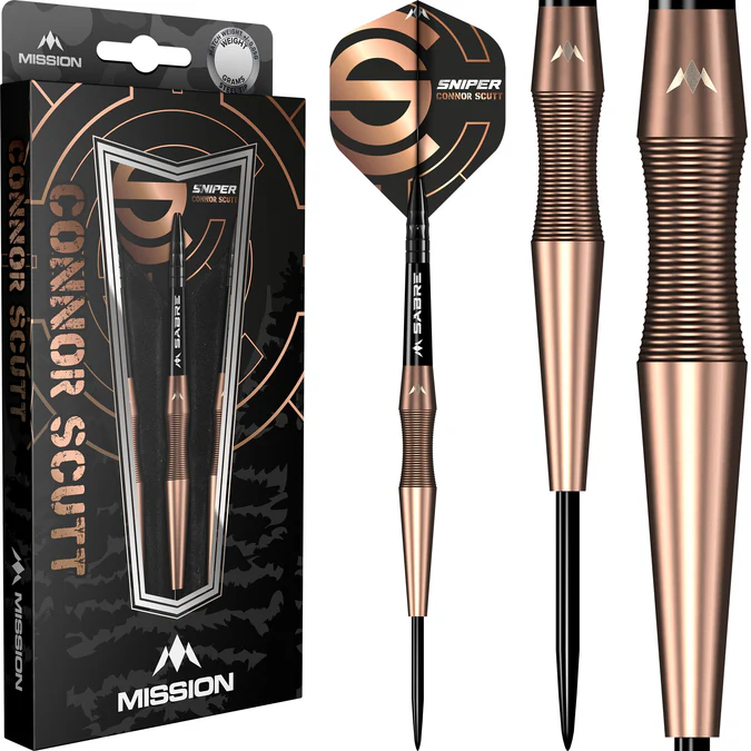 Mission Connor Scutt V2 - Steel Tip - 90% - Bronze PVD - Sniper - 24g - Image 3