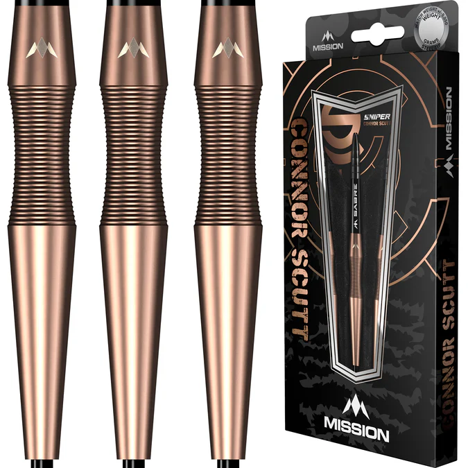 Mission Connor Scutt V2 - Steel Tip - 90% - Bronze PVD - Sniper - 24g - Image 6