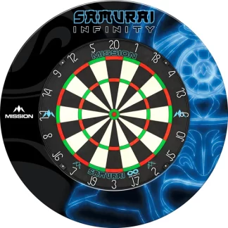 Mission Samurai Infinity Professional Dartboard Surround - BLUE