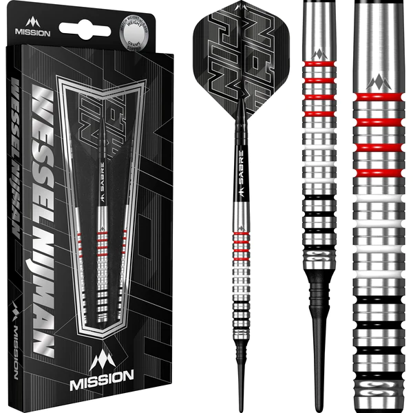 Mission Wessel Nijman Darts - Steel Tip - 95% - Natural - 23g