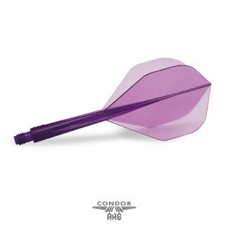 CONDOR AXE Dart Flights - Small Shape - Clear Purple