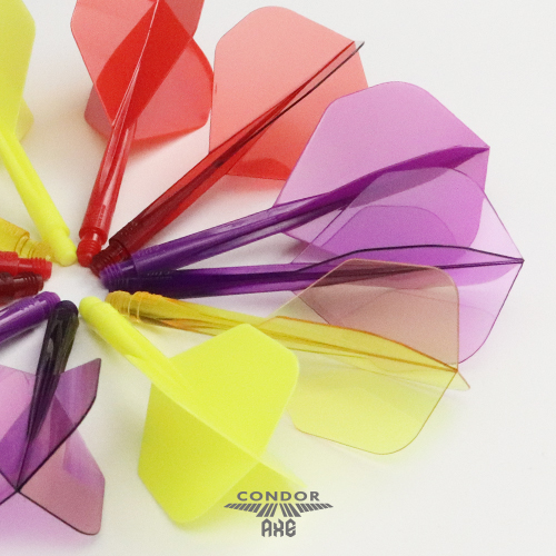 CONDOR AXE Dart Flights - Small Shape - Clear Yellow - Image 5
