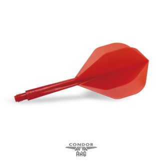 CONDOR AXE Dart Flights - Standard Shape - Clear Red