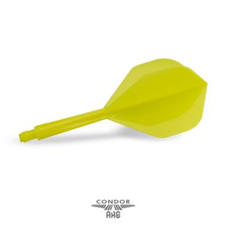 CONDOR AXE Dart Flights - Small Shape - Solid Yellow