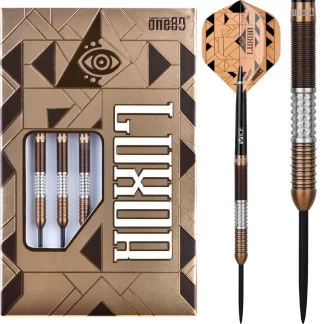 One80 Luxor Alpha Darts - Steel Tip - Bronze - 23g
