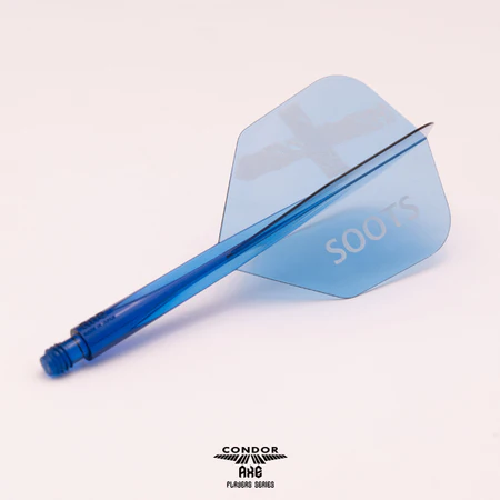 CONDOR AXE Dart Flights - Soots - Small Shape - Clear Blue - Image 4