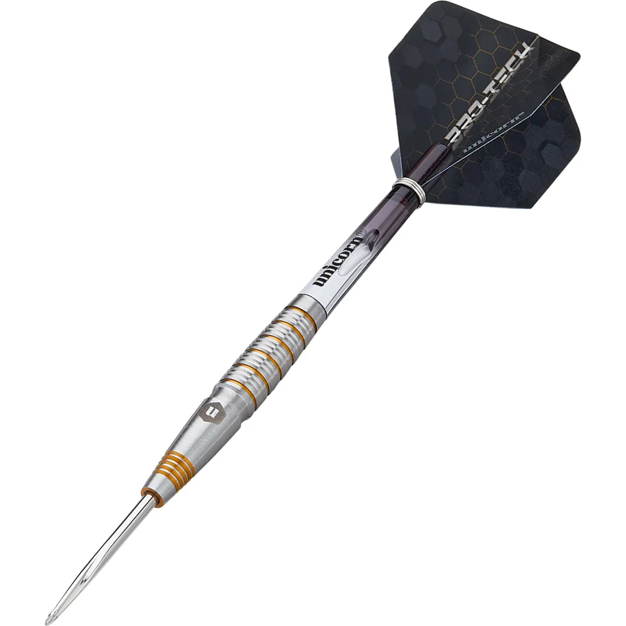 Unicorn Protech Darts - Style 2 - Steel Tip - Gold Ring - 23g - Image 2